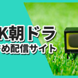 見逃し配信あり！NHK朝ドラが見れるおすすめ配信サイト6選